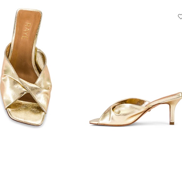 RAYE gold Dane Heel - Picture 2 of 7